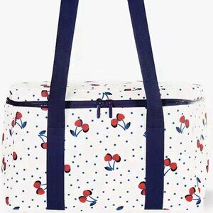 NEW kate spade Large Insulated Cooler Bag 🍒Cherries🍒 NWT